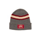 USC Trojans '47 Gray SC Interlock Penobscot Cuff Knit Beanie